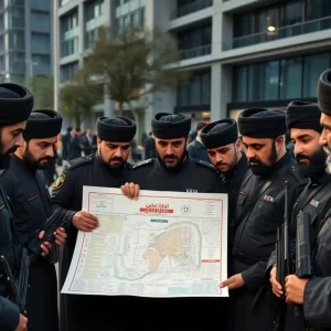 جلسه توجیهی نگهبانان ایرانی قبل از برگزاری مراسم